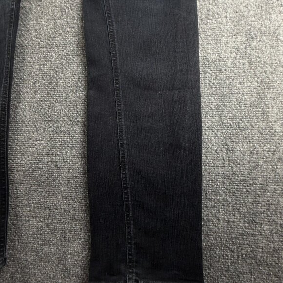 Nudie Jeans Tube Kelly Black Black Cotton Stretch Denim Jeans Adult ACTL 32X32 - Picture 6 of 16